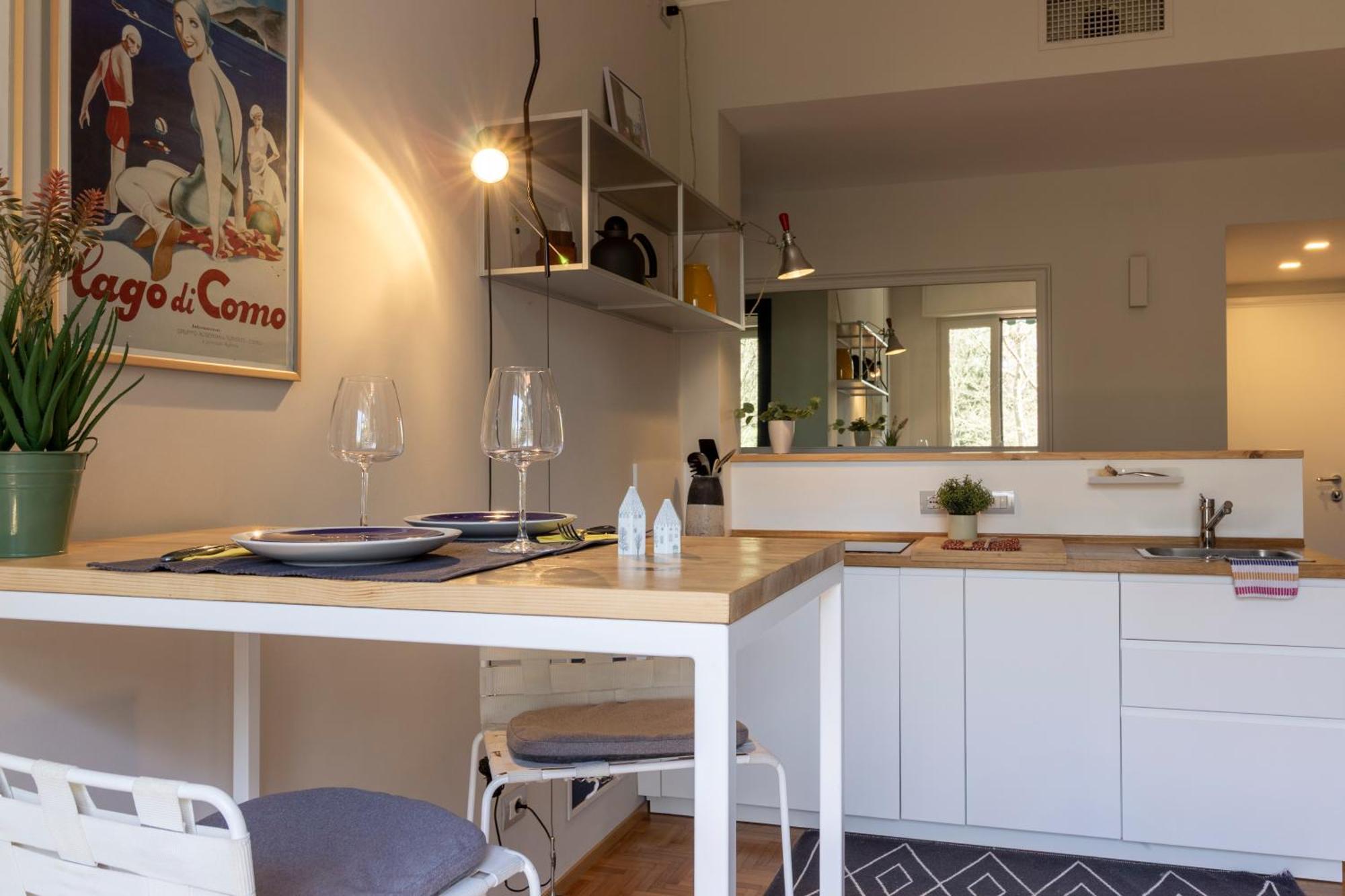 Apartamento Cosy In The Park Como Exterior foto